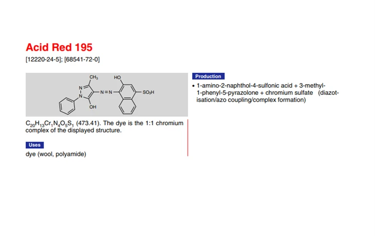 Acid Red 195 Acid Red 195