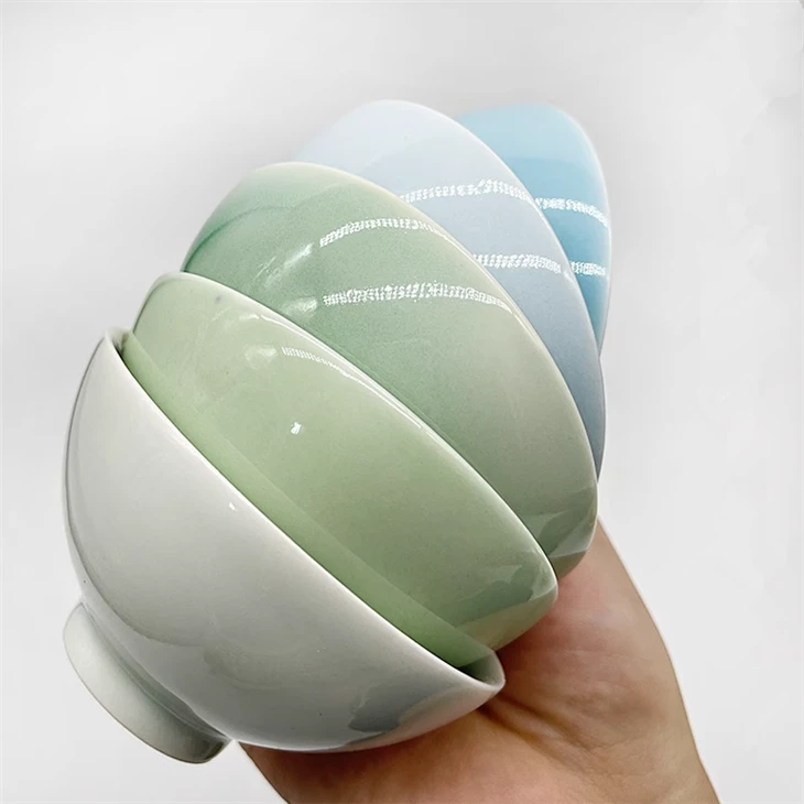 Art Medium Temperature Electric Kiln Blue Glaze Sky Green Bean